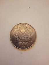 Moneta 1000 lire argento Roma