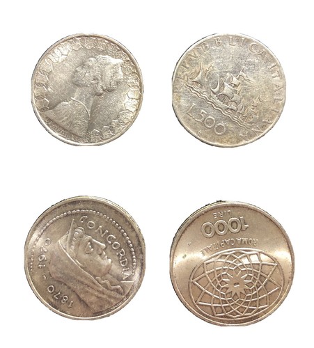 Monete 500 lire caravelle - 500, e