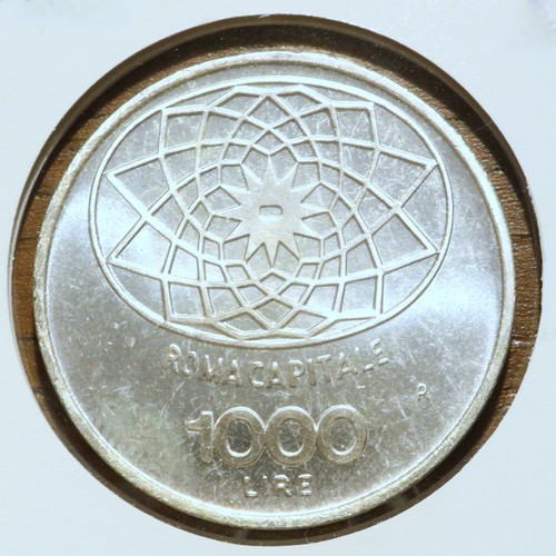 Moneta argento italia 1000 - argento,
