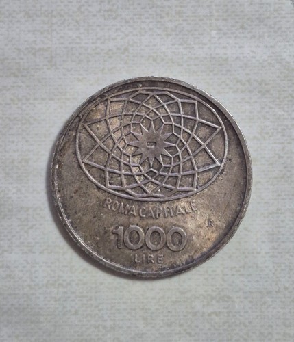 Moneta 1000 lire roma - moneta, capitale