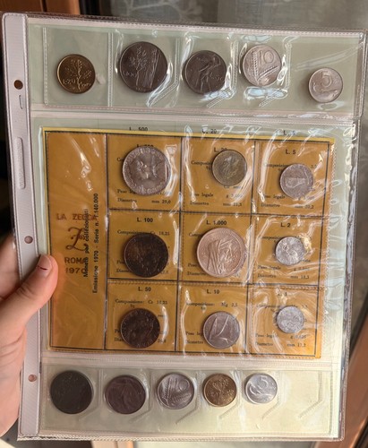 Divisionale 1970 con 500 lire - divisionale,